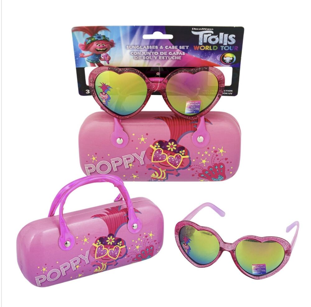 DREAMWORKS TROLLS Sunglasses and Case Set- UV protection